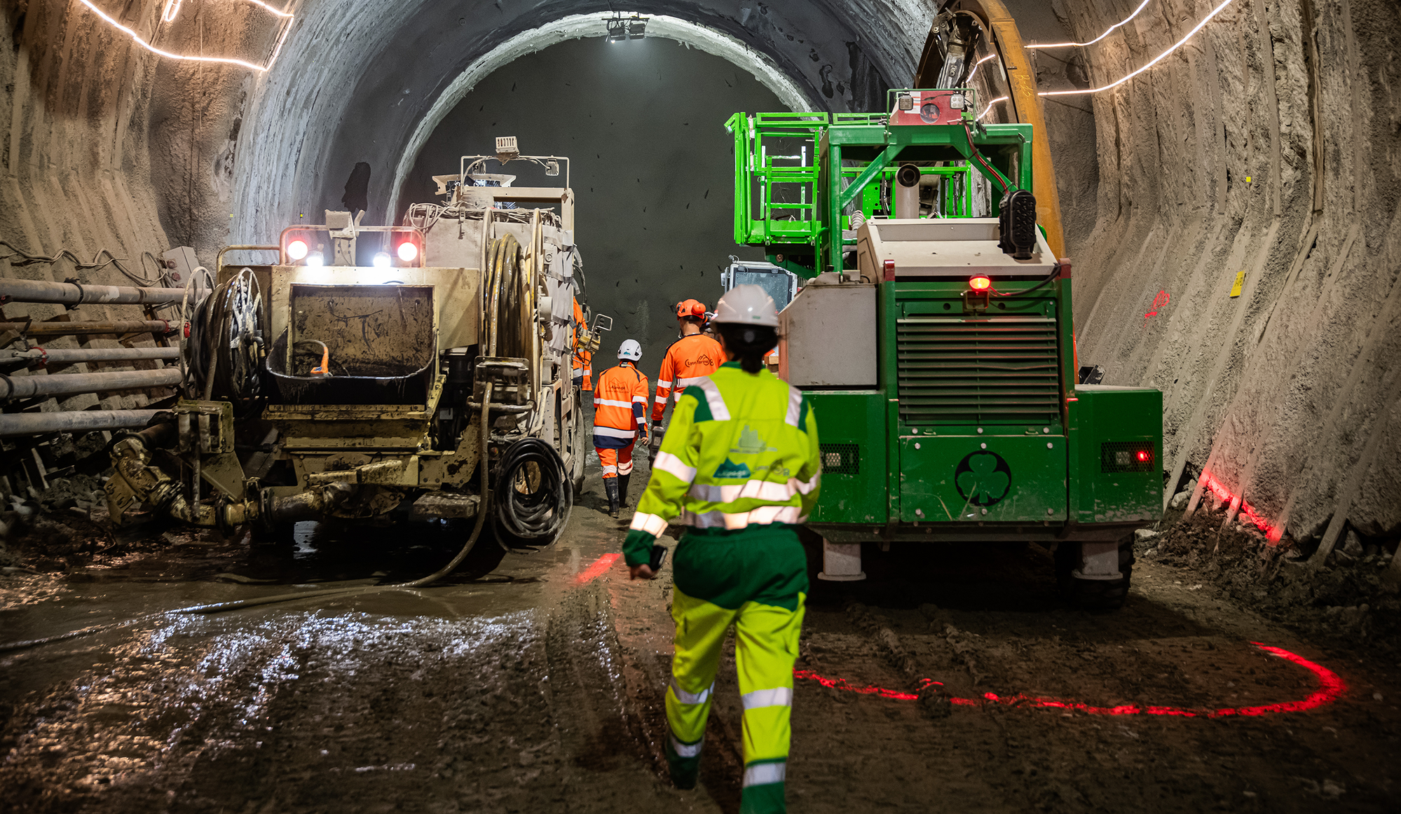 Une année de creusement du tunnel de base à Saint-Julien-Montdenis