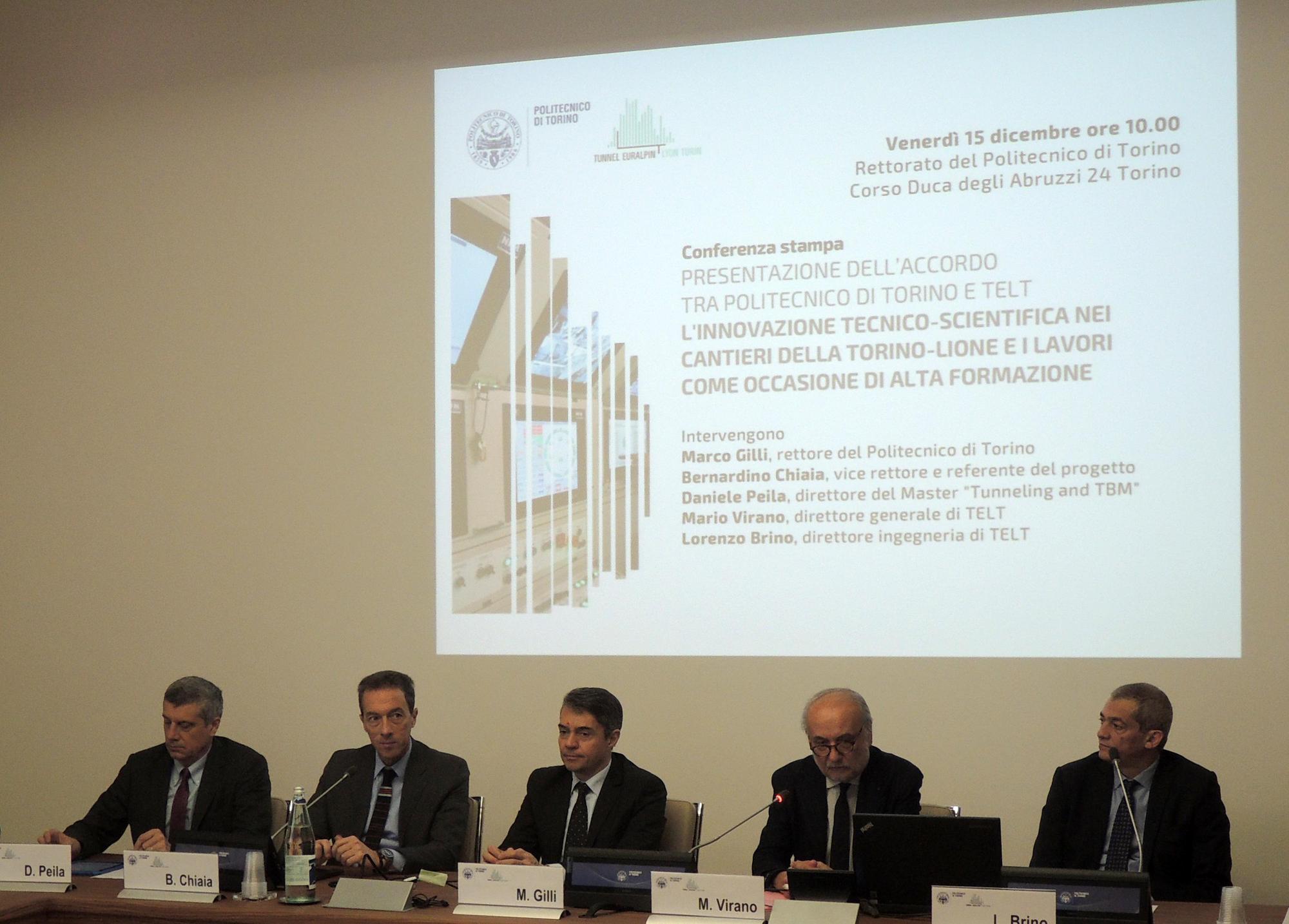 TELT – Politecnico de Turin pour l’innovation sur les chantiers