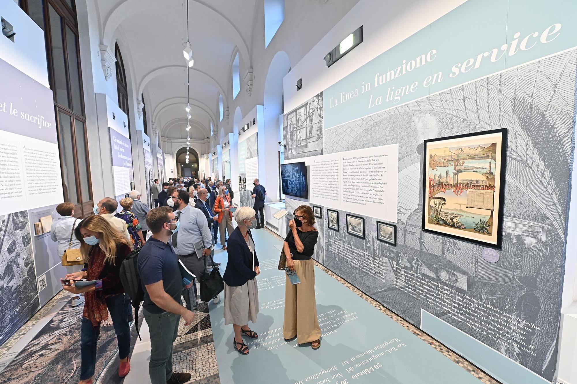 Vernissage de l’exposition «De pierre et de fer : 150 ans du tunnel du Fréjus»
