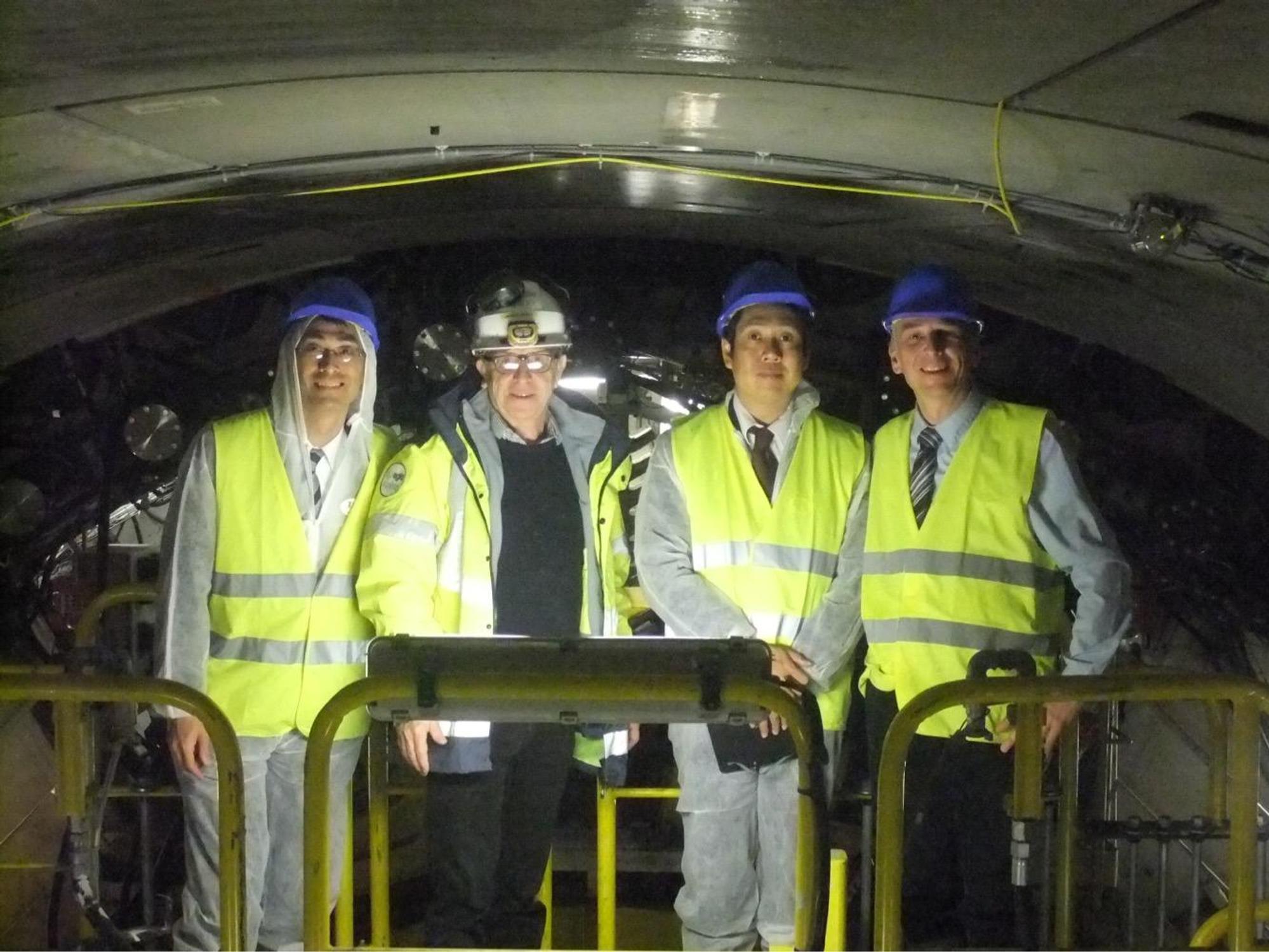 Japan Railway en visite sur les chantiers du Lyon-Turin