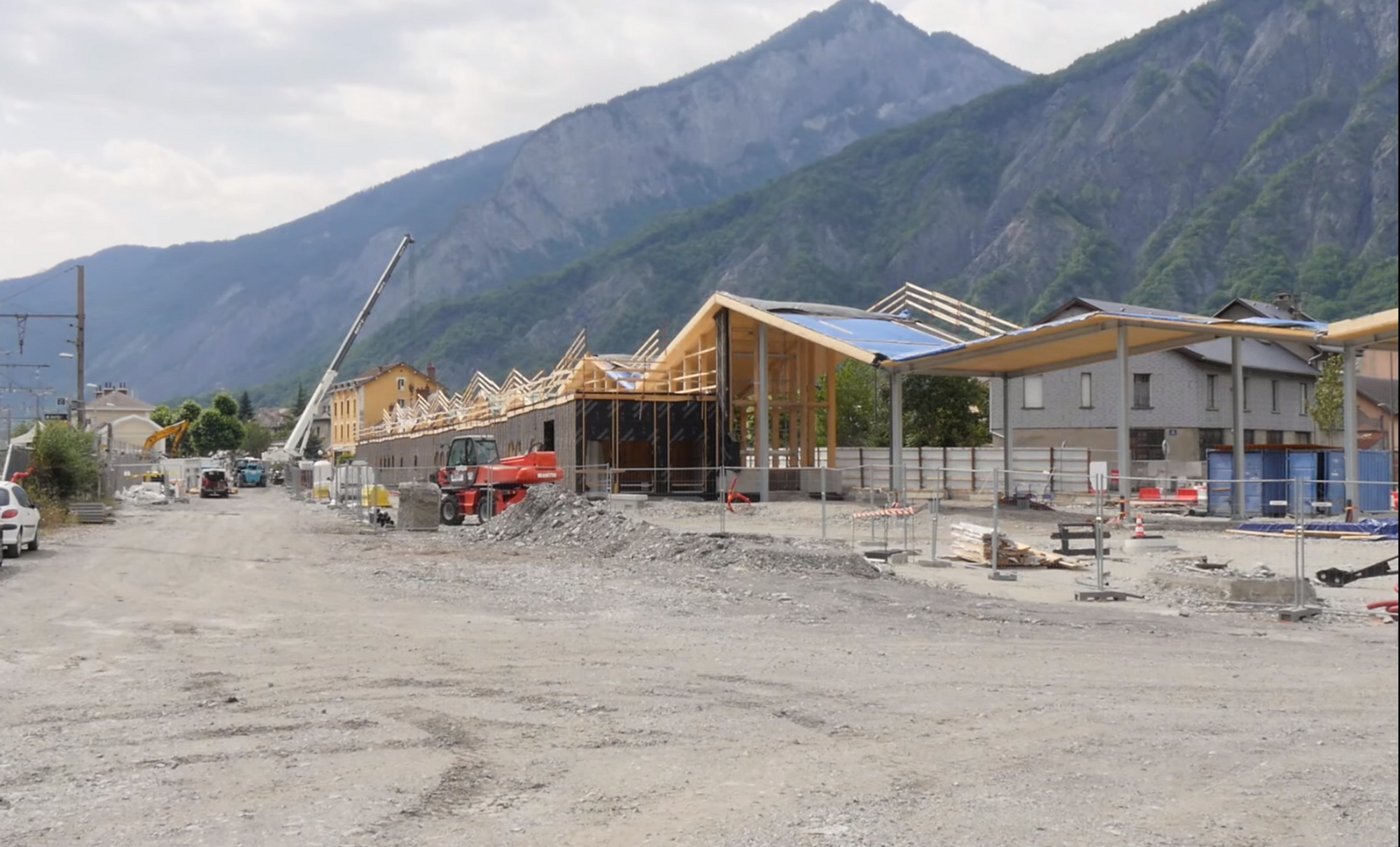 Le pôle d’échanges multimodal de Saint-Jean-de Maurienne opérationnel à la mi-juin