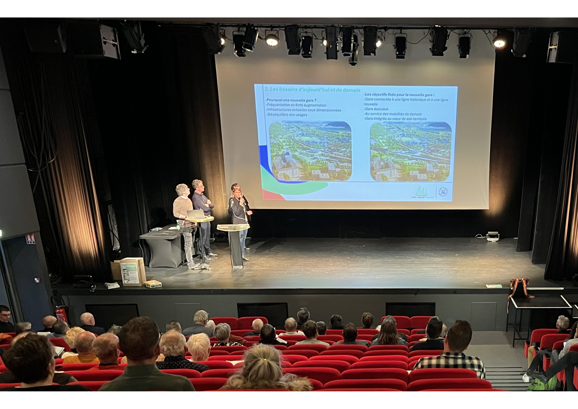 La future gare internationale de Saint-Jean-de-Maurienne présentée au public