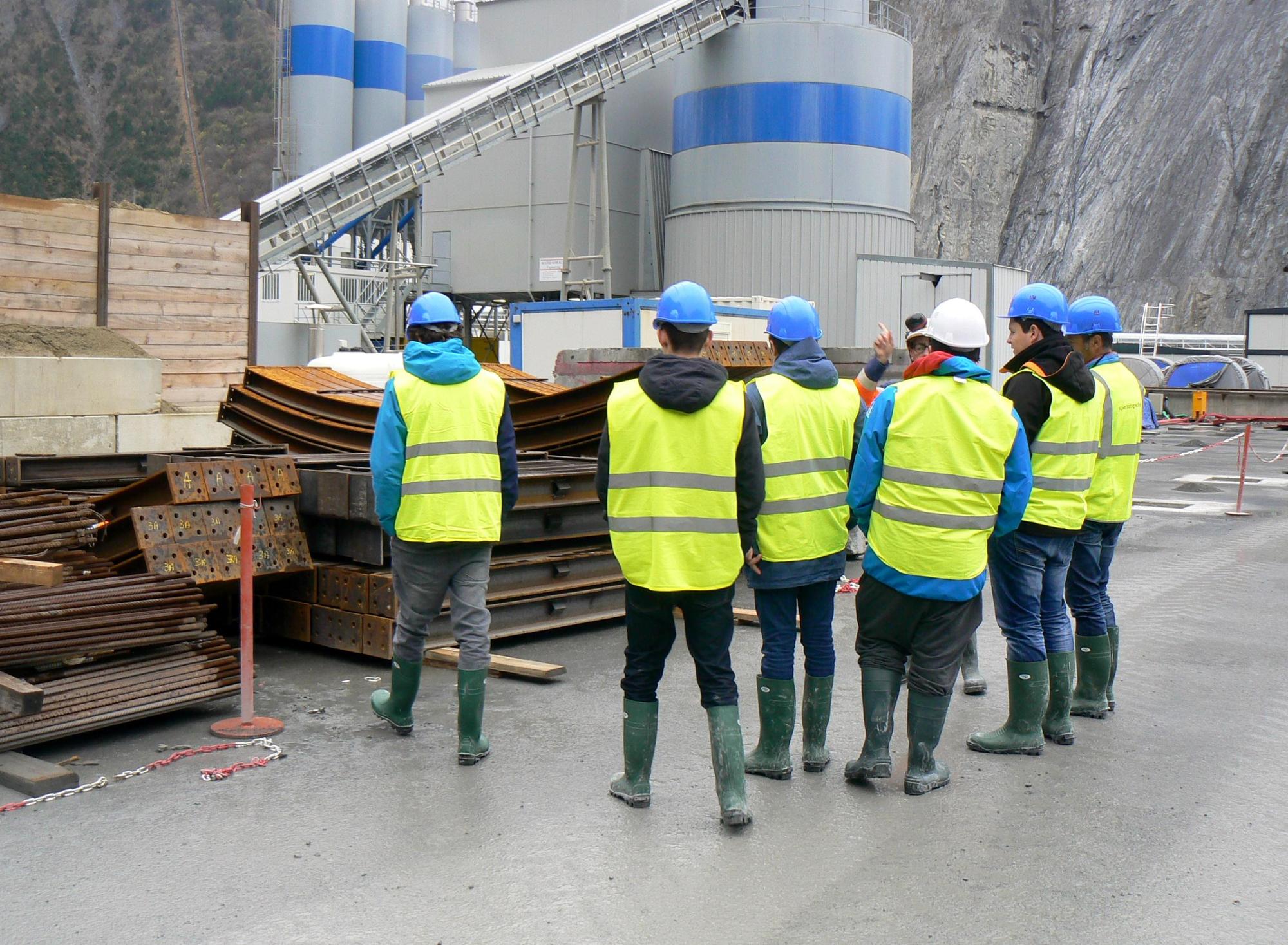 Des lycéens en visite à SMLP et à Chiomonte