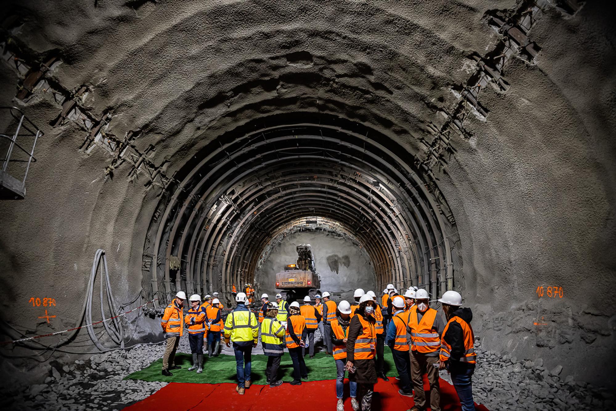 10.5 km of France-side base tunnel completed