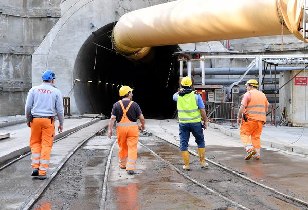 Chiomonte : la chambre pour les bassins d’eau est terminée