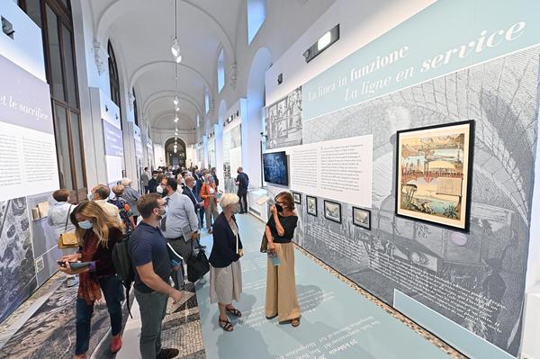 Vernissage de l’exposition «De pierre et de fer : 150 ans du tunnel du Fréjus»