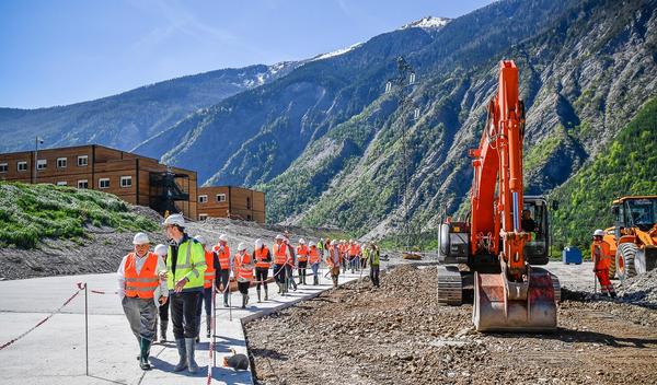 Les sénateurs à la découverte des chantiers du Lyon-Turin